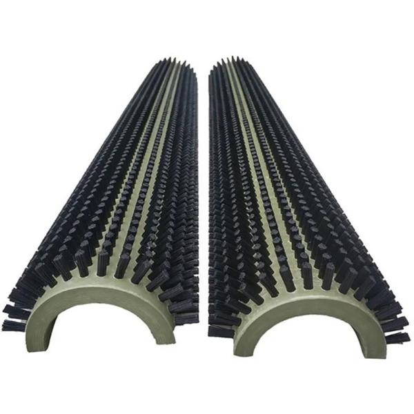 Split Cylinder Roller Brush For Cleaning And Polishing
