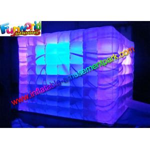 Buy cheap UV Treated PVC Coated Nylon Outdoor Inflatable Tent Photo Booth With Led Light from wholesalers