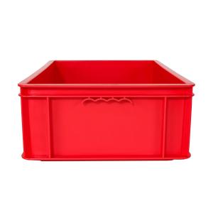 Buy cheap Rectangular Storage Plastic Stackable Fruit and Vegetable Crates with Solid Box Design from wholesalers