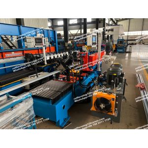 Buy cheap Automatic Opening and Closing Stud and Track Roll Forming Machine with 0.8-1.8mm Thickness 0-35m/min Capacity and 21.5kw Power from wholesalers
