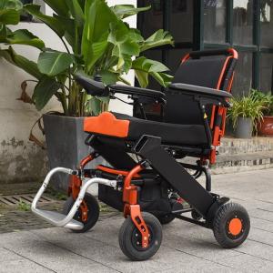 Buy cheap Lithium Battery Electric Wheelchair With Rigid PU Tyre Foldable from wholesalers
