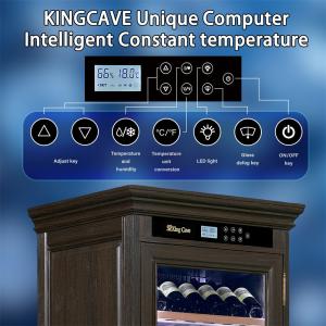 Buy cheap Custom Wine Cooler Cabinet With Touch Control Panel And Locker from wholesalers