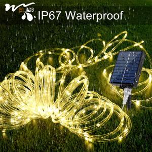 Solar Rope Light 72FT 200 LED 8 Modes IP67 Waterproof Remote Control Ideal for
