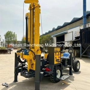 Buy cheap The RCF220W Wheel-type Trailer DTH Water Well Drilling Rig Powered By 65KW Engine from wholesalers