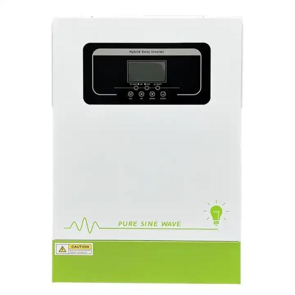Quality Manufacturer Hybrid Solar Inverter 5Kw Sine Wave On And Off Grid Solar Power Hybrid Solar Inverter With Mppt Charge Controller for sale