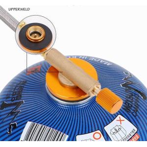 Outdoor Gas Camping Stove Propane Refill Adapter and Heating Torch for Easy