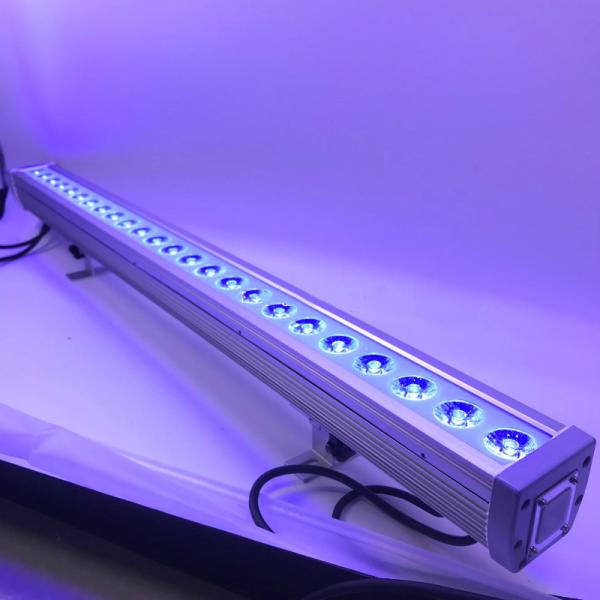 Quality Waterproof DMX 4IN1 RGB LED Wall Washer 24*10W Outdoor High Power LED Light Bar for sale