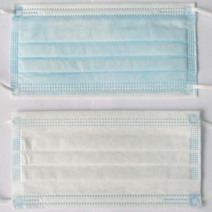 Buy cheap Breathable Three Layer BFE95 Medical Face Mask With Earloops from wholesalers