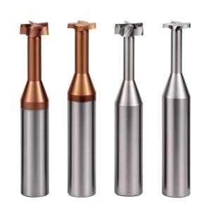 Buy cheap Metal Fabrication 4T Flute Number T Slot End Mill with Straight Shank from wholesalers