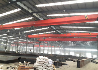 Buy cheap Yello Blue Industrial Travelling Bridge Crane , 12 Ton / 15 Ton Overhead Beam Crane from wholesalers