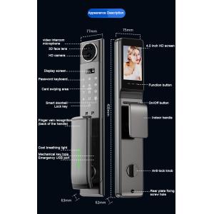 Buy cheap Xhome APP Face Unlock S923MAX 3D Video Call Password Key Card Fingervein Smart Lock for Hotel from wholesalers