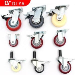 Buy cheap 3 Inch Plastic PU Trolley Castor Furniture Caster Wheels from wholesalers