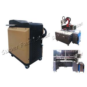 China 200W Portable RAYCUS 8mJ Pulse Fiber Laser Cleaning Machine on sale