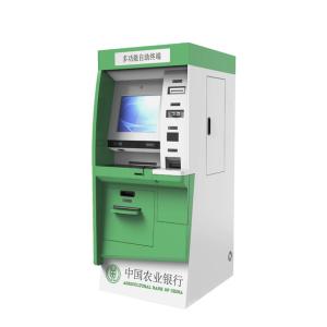 Buy cheap 350 Nits Brightness Self Service Kiosk with Ticket Printing Function Magnetic/IC/RF Card Interface from wholesalers