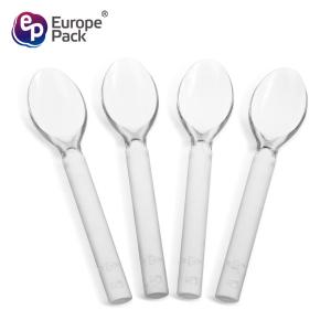 Buy cheap Customized food grade  clear ice cream plastic spoon from wholesalers