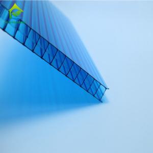 2.1m Width 2 Layers PC Hollow Board UV Resistant Greenhouse Cover Materials
