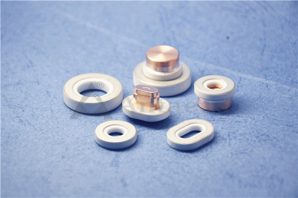 Quality Metallized 95% AL2O3 Alumina Ceramic Insulator For Battery for sale