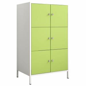 Buy cheap 6 Doors Steel High Leg Storage Half Height Locker For Home Use from wholesalers