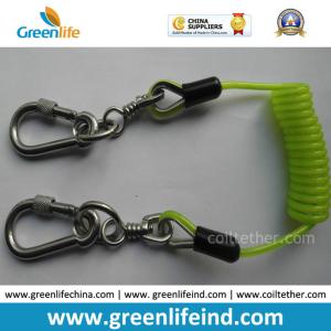 Buy cheap Good Strong Carabiner Lock Coiled Lanyard Tether Protect Tools from wholesalers