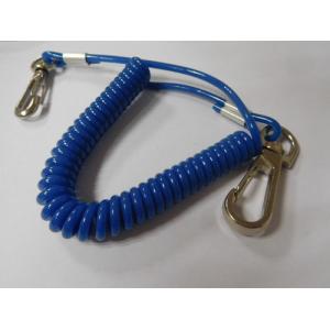 Buy cheap Good Strong Carabiner Lock Coiled Lanyard Tether Protect Tools from wholesalers