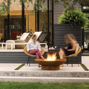Buy cheap New Design Rusty Corten Steel Metal Camping Fire Pit from wholesalers
