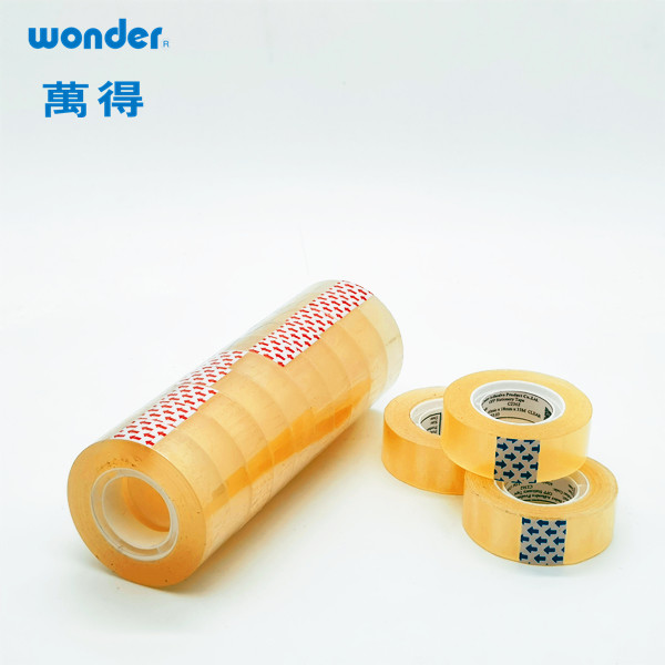 Buy cheap Bopp Water Based Stationery Adhesive Tape 24mm Width Yellowish from wholesalers