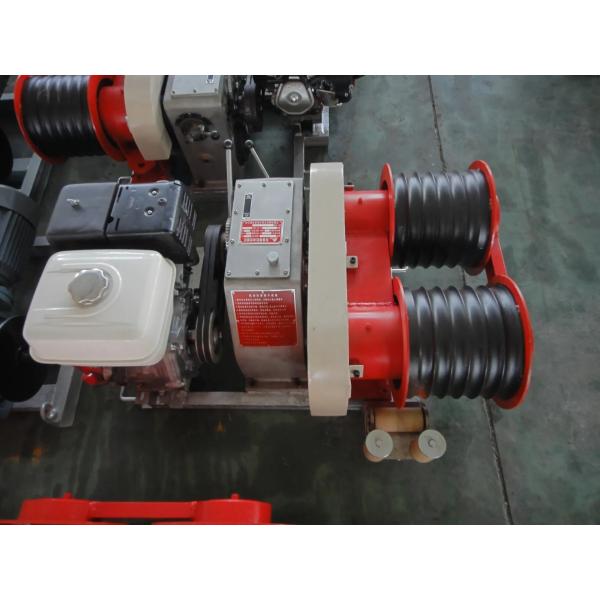 Quality Transmission Line Motorised Pulling Winch 3 Ton With Double Capastans for sale