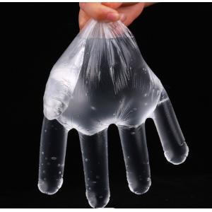 Buy cheap Transparent LDPE Disposable Plastic Gloves Waterproof For Restaurant product