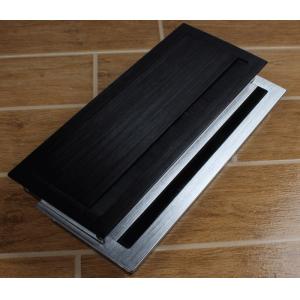 Brushed Silver Aluminum Table Top Management Box For Office Furniture