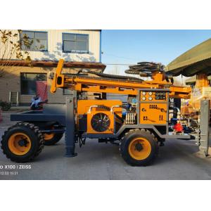 China 5.5T Trailer Mounted Drilling Rigs Diesel Engine Towable Units for Various Applications on sale