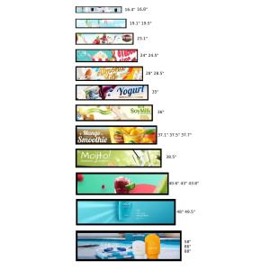 Advertising 8 Inch LCD Screen Wide Viewing Angle TFT LCD Monitor