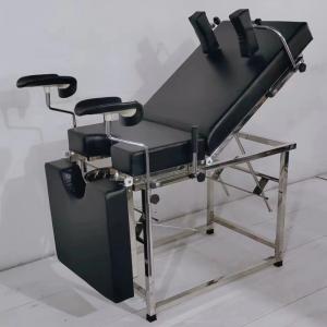 Buy cheap 3 Section Gynecological Exam Table With Waste Basin Leg Shoulder Holders Waterproof Mattress from wholesalers