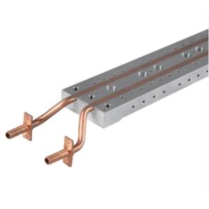 Polishing CNC Aluminum Liquid Cold Plate Heat Sink Custom Design