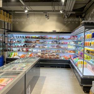 Buy cheap Custom Multideck Open Air Cooler Hypermarket Air Display Chiller from wholesalers