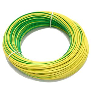 Buy cheap BVR 450V 16A Stranded Copper Grounding Wire Cable 25mm2 Green Yellow product