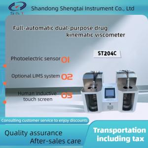 Buy cheap ST204C Fully automatic dual-purpose drug kinematic viscometer Pinot Ubbels capillary viscometer (relative method) from wholesalers