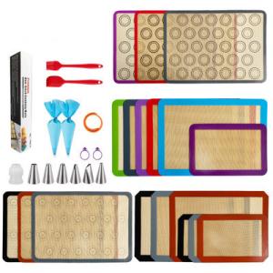 Buy cheap Non Stick Reusable Silicone Baking Mat Set Thickness 0.7mm from wholesalers