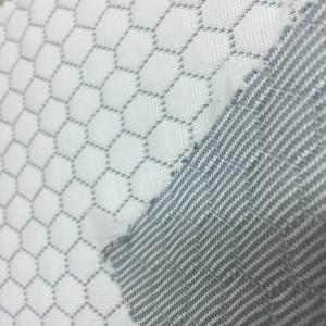 Buy cheap Hexagonal Air Layer Lightweight Polyester Fabric Plain Style 350GSM Weight from wholesalers