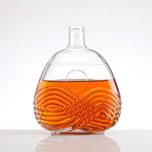 Buy cheap Surface Handling Hot Stamping Glass Bottle for Whiskey Gin Vodka 700ml from wholesalers