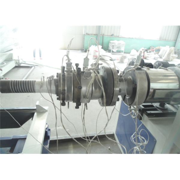 PE Single / Double Wall Corrugated Pipe Making Machine High Efficiency