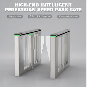 HCW Swing Barrier Turnstile Automatic Gate with 1600*120*980mm Chassis RS485