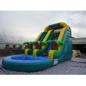 Buy cheap Unti-riptured Commercial Inflatable Water Slides With Swimming Pool from wholesalers