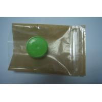 Buy cheap Mini Zipper Food Bag Transparent Front Pet / Pe Anti Static Bag With Bottom Open product