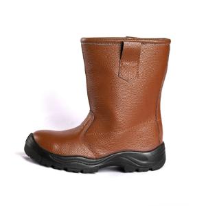 Buy cheap Brown High Cut Work Boots Heavy Duty Work Long Lasting Man Safety Shoes EU 36-47 from wholesalers
