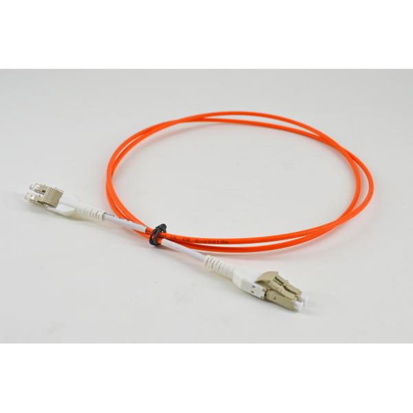 Quality Fiber patch cord lc to lc multimode duplex 2.0mm PVC/LSZH/OFNR/OFNP Plenum Rated,SM/MM/OM3/OM4/OM5 optional for sale