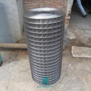 Welded Iron Wire Fencing Roll 3/4" X 3/4" 0.9mm Wire Diameter Silver Color