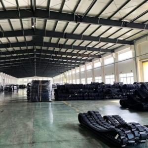 Buy cheap DC60 Excavator Rubber Crawler Track Replacement Part Customized from wholesalers