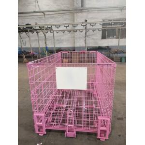 Buy cheap Wire mesh container used in storing goods in warehouse from wholesalers