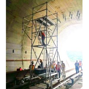 Buy cheap Cusomized Aluminium Scaffold Tower System For Subway 1 Year Warranty from wholesalers