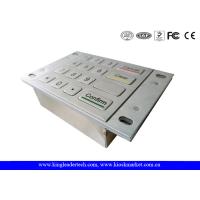 China Dust Proof Usb Numeric Keypad , Metal Keypad With 4x4 Matrix and Flush Keys for sale